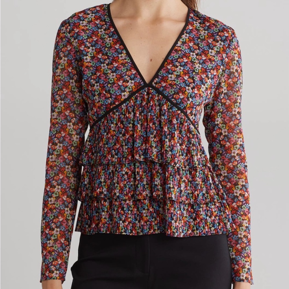 The Kooples ditsy floral top